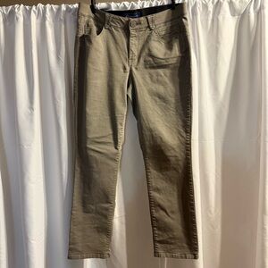 Democracy Brown Straight Leg Denim Jeans - Size 14